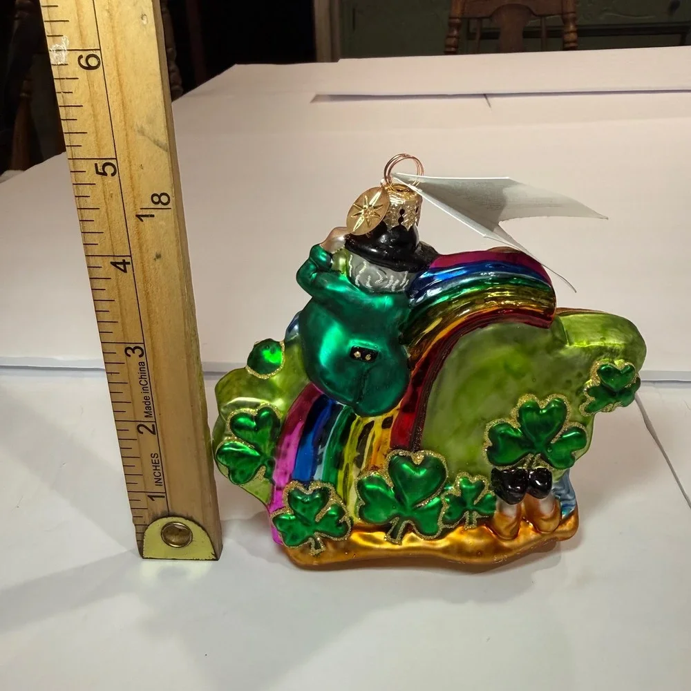 Vintage 2001 Christopher Radko Paddy Pranks Leprechaun St Patrick Ornament